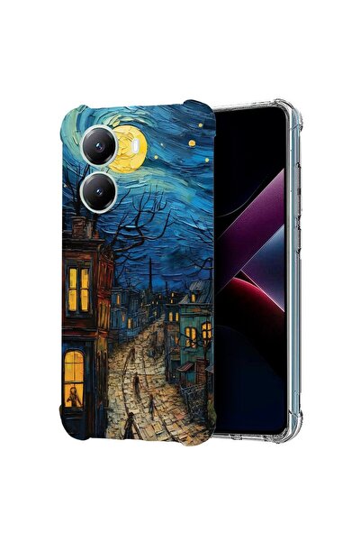 bestcase ¬Æ Husa compatibila Poco X7 Pro 5G, Anti Shock 1.5MM, Van Gogh City ...