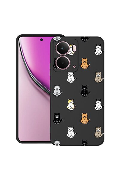 bestcase Θήκη για Realme P3 με σχέδιο γάτας, TPU Ματ Εξαιρετικά Λεπτή, 205201...
