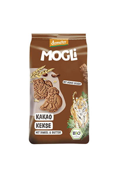 Mogli Biscuiți organici din spelt cu unt și cacao 125 g
