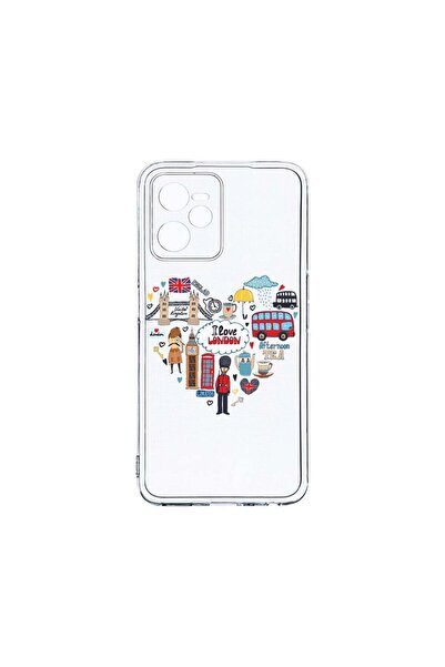 bestcase Husa BestCase¬Æ Clear Silicon 2MM, Compatibila Cu Realme C35, I Love...