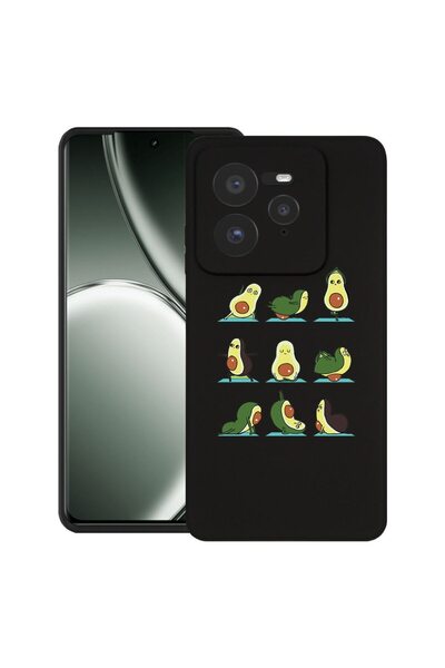 bestcase Θήκη για Realme GT 7 Pro με σχέδιο Αβοκάντο Γιόγκα, TPU Ματ Εξαιρετι...