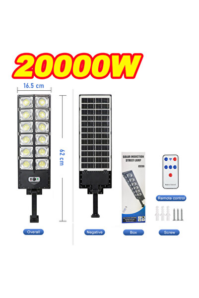 Choice3 20000W 48000000LM Ultra Bright Solar LED Light 10000W Outdoor Powerfu...