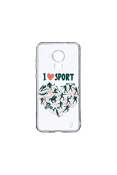 bestcase Husa BestCase¬Æ Clear Silicon 2MM, Compatibila Cu Nokia C30, I Love ...
