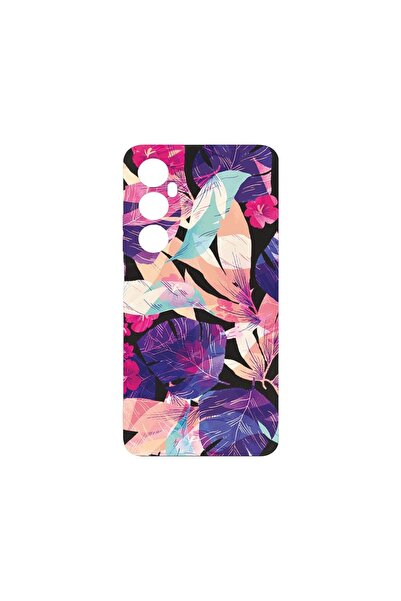 bestcase Θήκη Σιλικόνης Λεπτή 0.8MM, Συμβατή με Realme C65, Τροπικά Λουλούδια...