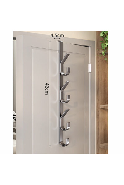 Choice1 7 hooks Easy Installation Door Hook-Strong Metal Coat Rack, Suitable ...