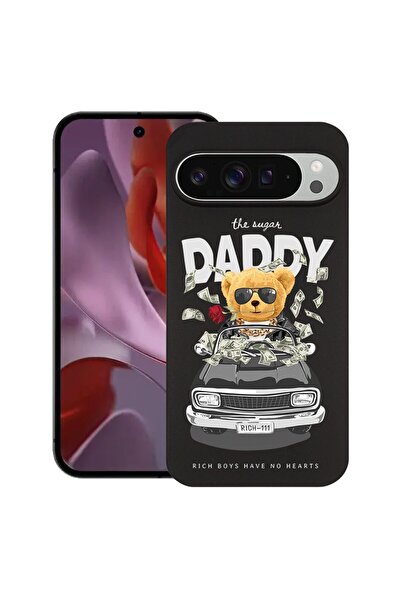 bestcase ¬Æ Husa pentru Google Pixel 9 Pro XL, Daddy Teddy Bear, Slim Silicon...