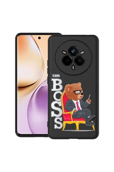 bestcase Husă pentru Realme 14 Pro Plus 5G, Ursuleț de pluș - Sunt șeful, Sil...