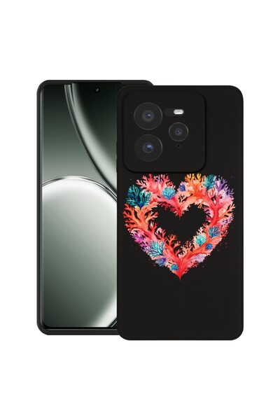 bestcase Husă pentru Realme GT 7 Pro, Silicon subțire premium de 1.2MM, Inimă...