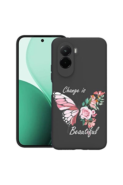 bestcase Υπέρλεπτη Θήκη TPU Συμβατή με Poco M7, με Όμορφο Σχέδιο  "Change is ...