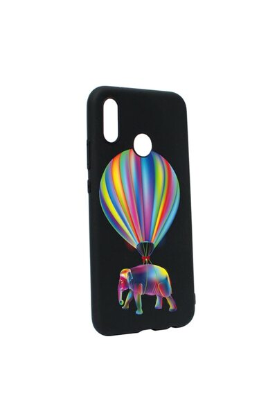 bestcase Husa Silicon Compatibila Cu Huawei P20 Lite, Rainbow Elefant, rezist...