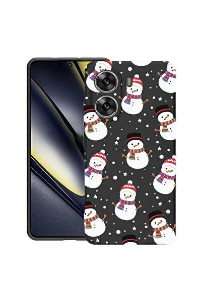 bestcase Калъф за Poco X7 Pro 5G, Снежен човек, Тънък силиконов 0.8ММ, Удароу...
