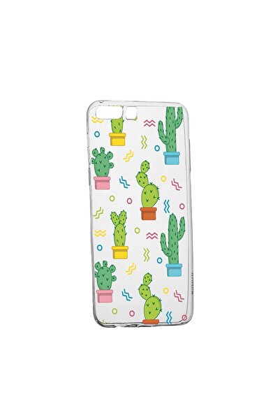 bestcase Husa Silicon Compatibila Cu Huawei Y6 2018, Cactus, rezistenta la uz...