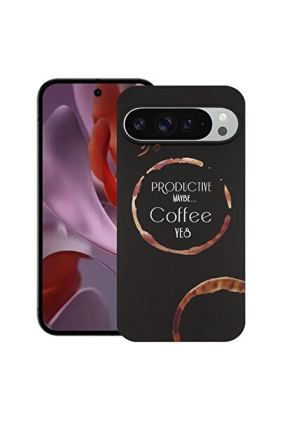 bestcase ¬Æ Husa pentru Google Pixel 9 Pro XL, Coffee, Slim Silicon 0.8MM, An...