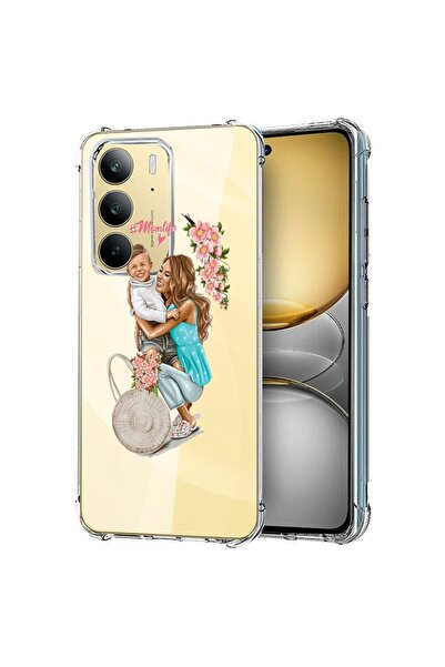 bestcase ¬Æ Husa pentru Realme 14x 5G, Anti Shock 1.5MM, Mom Life With a Boy,...