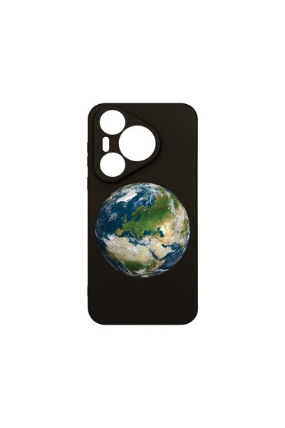 bestcase Θήκη Σιλικόνης Premium, Συμβατή με Huawei Pura 70 Pro, Earth, Λεπτή ...