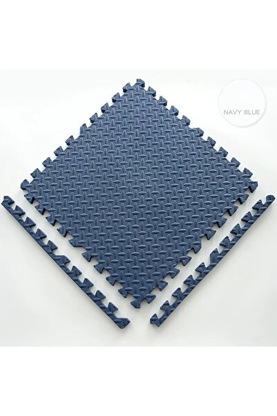 Choice13 16Pcs Navy Blue 30*30cm Thick Baby Mat EVA Leaf Pattern Fitness Floo...
