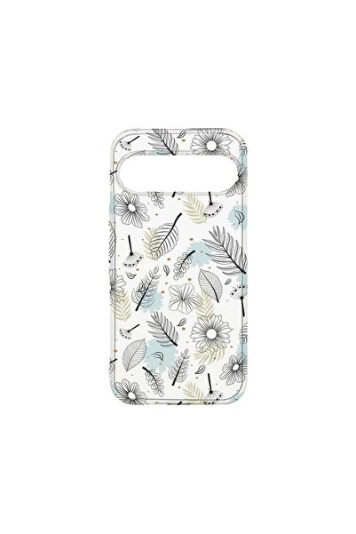 bestcase ¬Æ Husa Clear Silicon 2MM, Compatibila Cu Google Pixel 9 Pro, Flower...