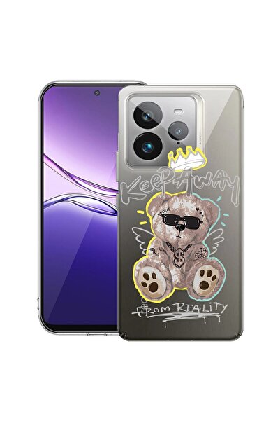 bestcase Husă pentru Realme GT 7 Pro cu design Ursuleț Teddy Keep Away, din s...