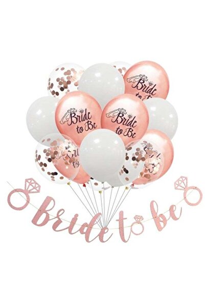 Generic Team Bride Confetti Filled Party Balloons Set, Bride to Be Bunting Ba...