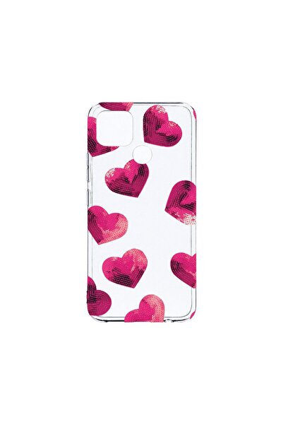 bestcase Husa BestCase¬Æ Clear Silicon 2MM, Compatibila Cu Realme 7i, Heart P...