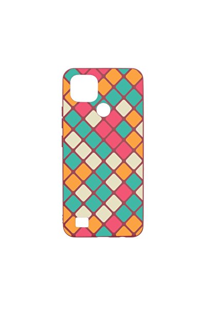 bestcase Husa Silicon, Compatibila Cu Realme C21, Mozaic, rezistenta la uzura...