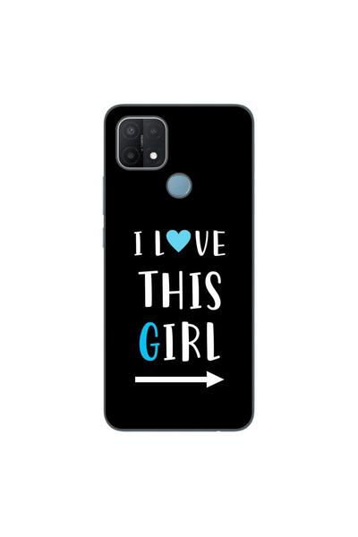 OEM Husa compatibila cu Oppo A15 si A15s Silicon Gel Tpu Model Cupluri I love...