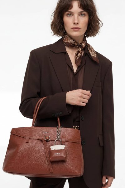MORCA Women's Shoulder Bag Stylish Daily Handbag Brown