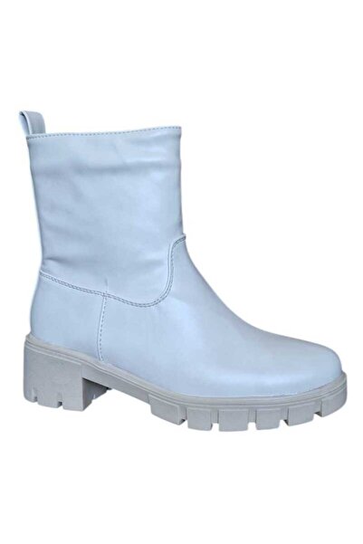 FASHION Botine de damă, la modă, cu talpă groasă și toc, închidere cu fermoar...
