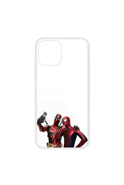 OEM Husa compatibila cu Apple iPhone 12 Pro Silicon Transparenta Model Deadpo...
