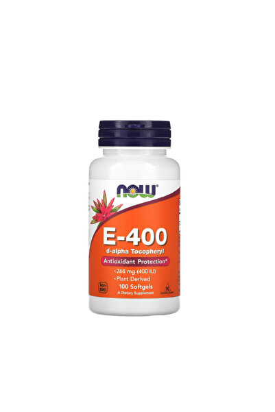 Now Foods Vitamin E-400 d-alpha Tocoheryl 268 mg (400 IU) 100 capsule -