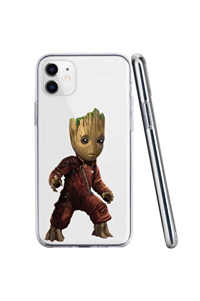OEM Case compatible with Apple iPhone 11 Transparent Silicone Groot Model
