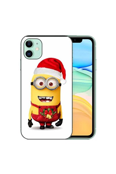 OEM Husa compatibila cu Apple iPhone 11 Silicon Gel Tpu Model Craciun Minion ...