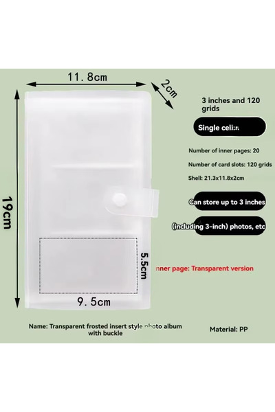 Choice 120 Cards-puith Polaroid Photo Album Contents 120/240 Slot | Polaroid ...