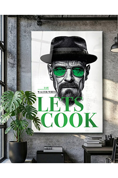FavloArt Let’s Cook Typo Pleksi Tablo – Modern Mutfak ve Yaşam Alanları İçin