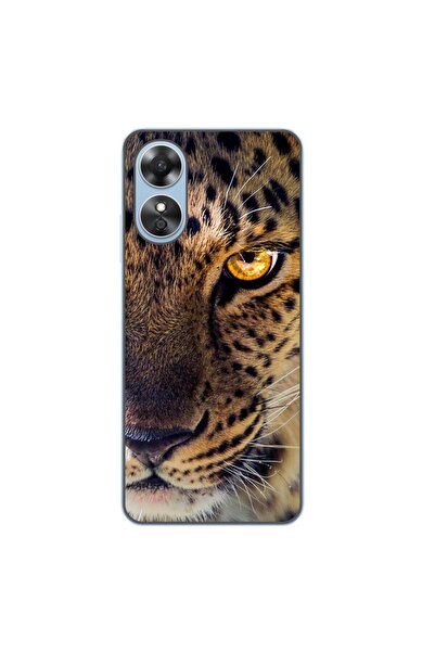 OEM Θήκη συμβατή με Oppo A17 από σιλικόνη gel TPU με σχέδιο λεοπάρδαλης
