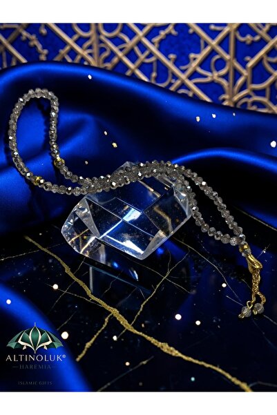 Altınoluk Haremia Modern Design 5 mm Crystal 99' Rosary |   Elegant Gift Pray...