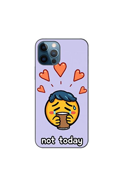 OEM Husa compatibila cu Apple iPhone 12 Pro Max Silicon Gel Tpu Model Not Today
