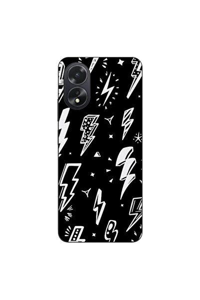 OEM Case compatible with Oppo A18 4G Silicon Gel Tpu Lightnings Model
