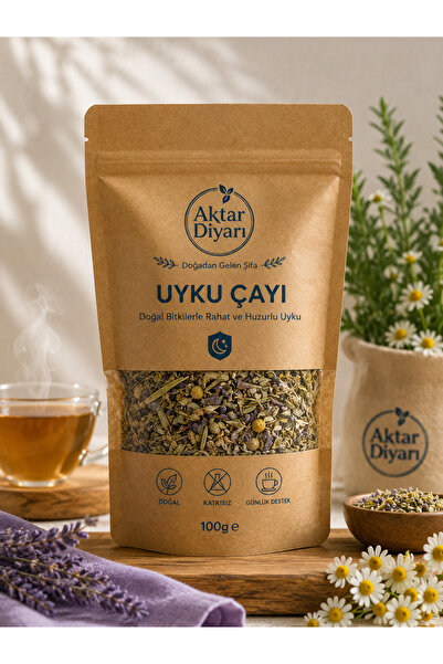 Aktar Diyarı Uyku Çayı (Zeytin/Kediotu Kökü/Çarkıfelek/Şerbetçi Otu/Melisa/Pa...