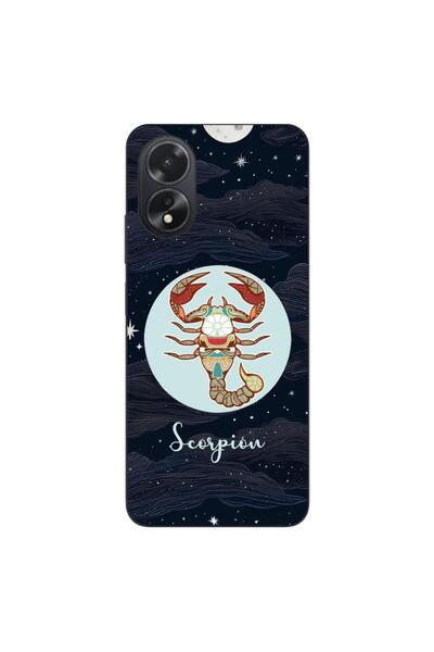 OEM Θήκη συμβατή με Oppo A38 4G Σιλικόνης Τζελ TPU με σχέδιο Ωροσκόπιο Σκορπιός