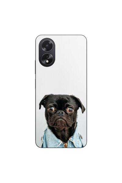 OEM Husa compatibila cu Oppo A38 4G Silicon Gel Tpu Model Pug Fashion