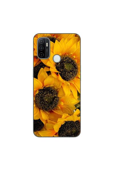OEM Husa compatibila cu Oppo A53 Silicon Gel Tpu Model Floarea Soarelui