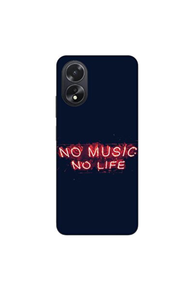 OEM Θήκη συμβατή με Oppo A38 4G Σιλικόνης Τζελ TPU Μοντέλο No Music No Life