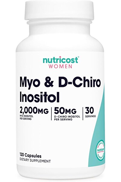 Nutricost Women, Myo & D-Chiro Inositol, 120 Capsules Usa Menşeii