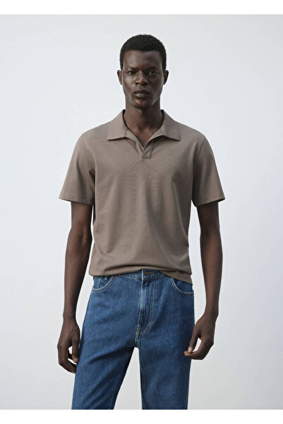MANGO Man Slim fit pike polo yaka gömlek