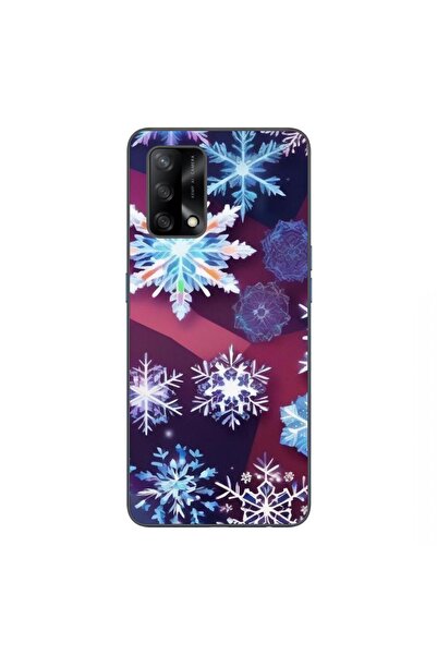 OEM Case compatible with Oppo A74 4G Silicone Gel Tpu Snowflake Pattern