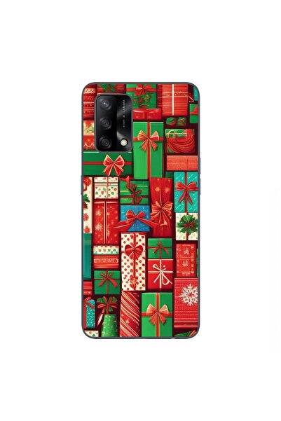OEM Cover compatible with Oppo A74 4G Silicon Gel Tpu Model Xmas Gifts Pattern