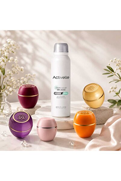 Oriflame activelle deodorant, 5li tender care (stok durumuna göre değişebilir)