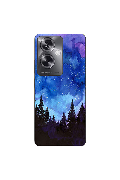 OEM Husa compatibila cu Oppo A79 5G Silicon Gel Tpu Model Night Forest