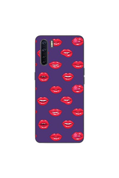 OEM Husa compatibila cu Oppo A91 Silicon Gel Tpu Model Buze Pattern